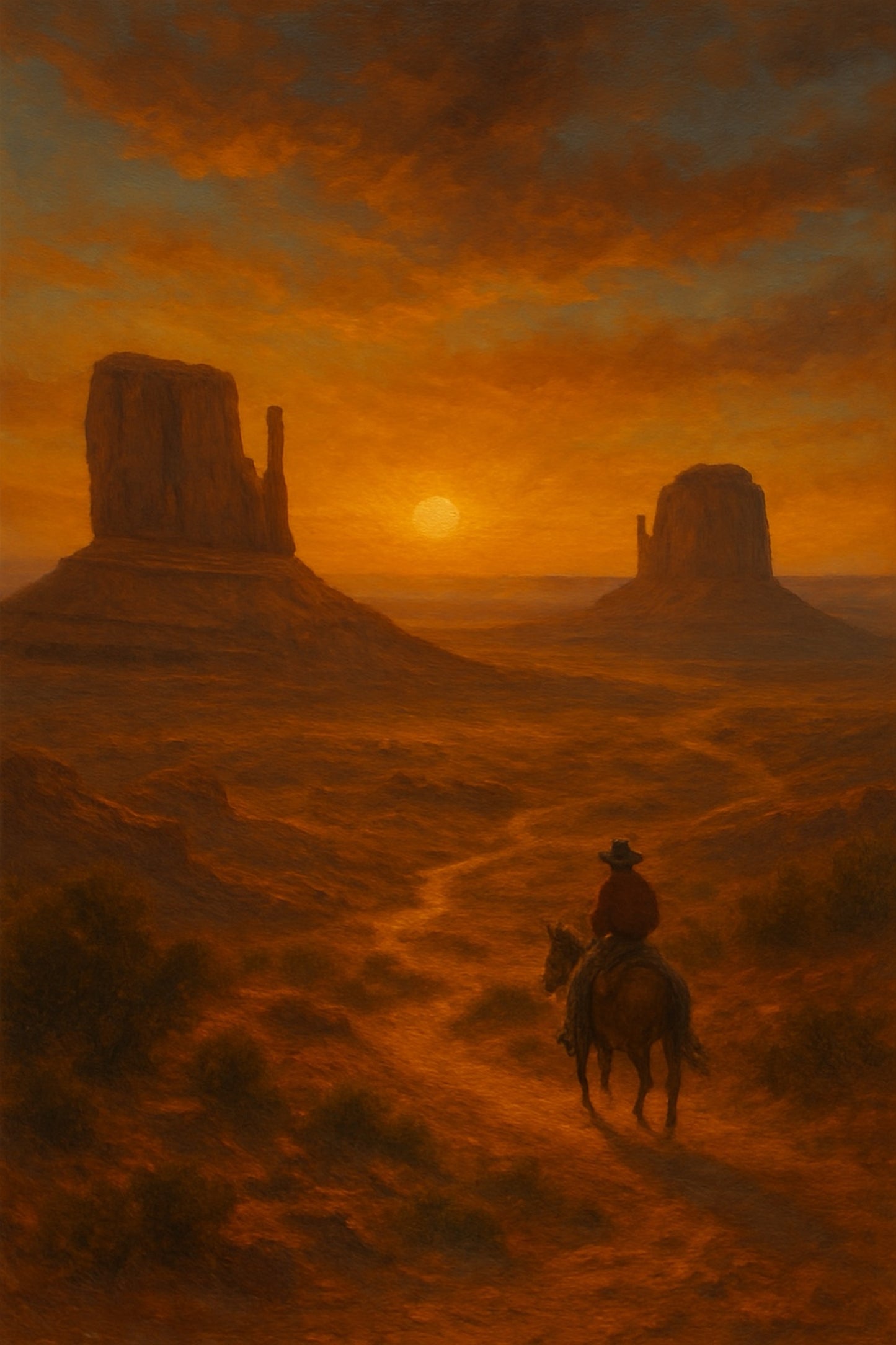 Rider at Dusk